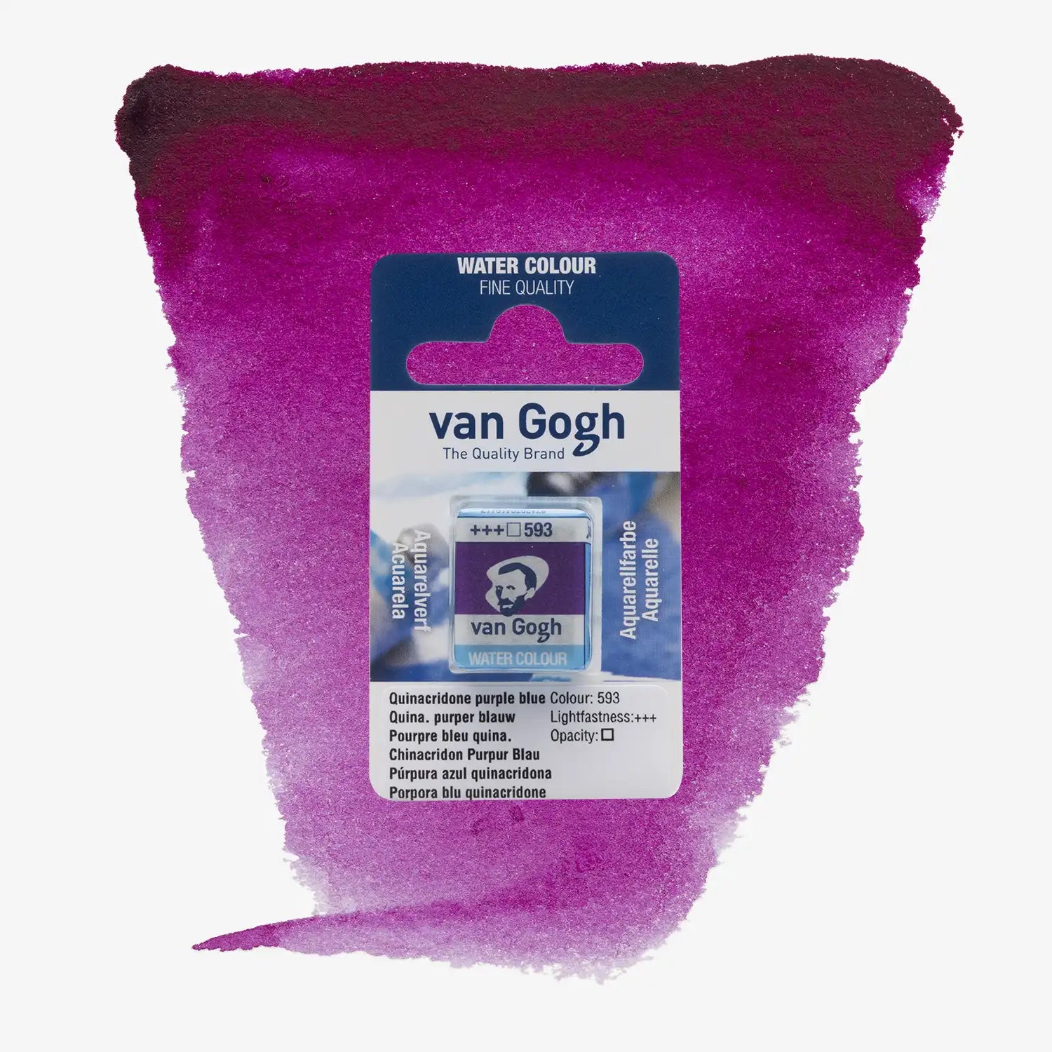 Acuarela Van Gogh – Tubo De 10 Ml – Índigo 533 – Pintura De Alta Intensidad Y Transparencia – Resistencia A La Luz +++ – Hecha En Holanda