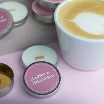 Mini Duftkerzen / 30g / Coffee Pistazie (Vanilla latte)