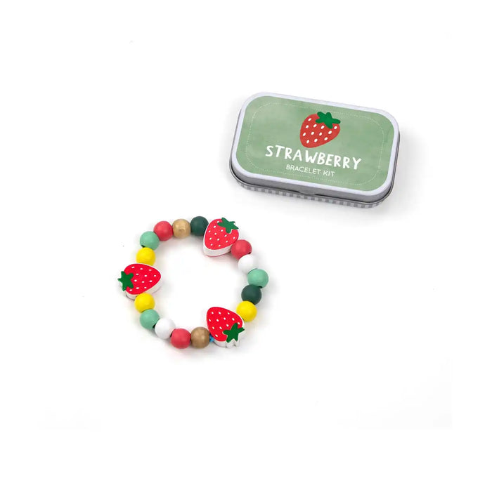 Armband Bastelset / Erdbeer Armband-Geschenkset