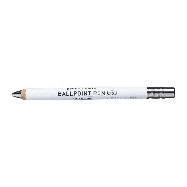 Ohto / Gel Wood Ball Pen / DAYS / White