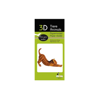 3D Papiermodell / Rotbraune Katze