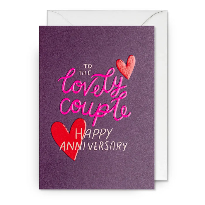 Grusskarte-Jessica-Smith-TotheLovelyCoupleHappyAnniversary-Produktansicht-mit-umschlag