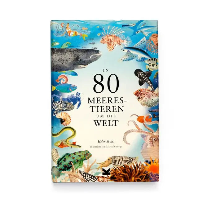 Laurence King Verlag / In 80 Meerestieren um die Welt / Hardcover