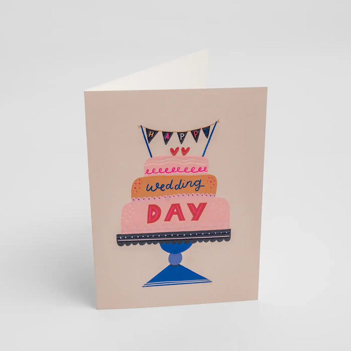 Klappkarte / Jessica Smith / Happy Wedding Day Decorative Cake Greeting Card