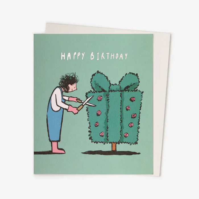 Karte-mit-umschlag-Peter-Ryan-Motiv-Topiary-Text-Happy-Birthday-Groesse-135x115mm-cover-vorn-Produktansicht