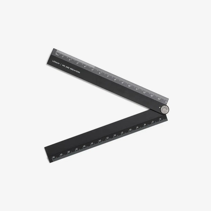 Klapp-Lineal /  Folding Ruler / Aluminium / 30cm