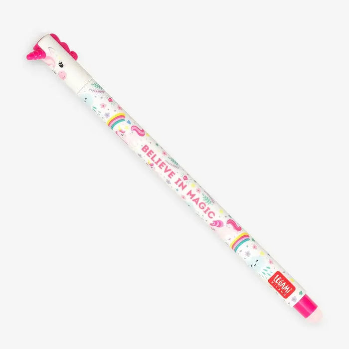 Legami-Loeschbarer-Gelstift-Erasable-einhohrn-Tintenfarbe-ros-Produktansicht-ganzer-Stift
