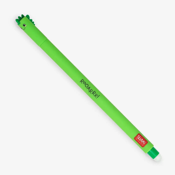 Loeschbarer-Gelstift-Erasable-Pen-Dino-Legami-Produktansicht-ganzer-Stift