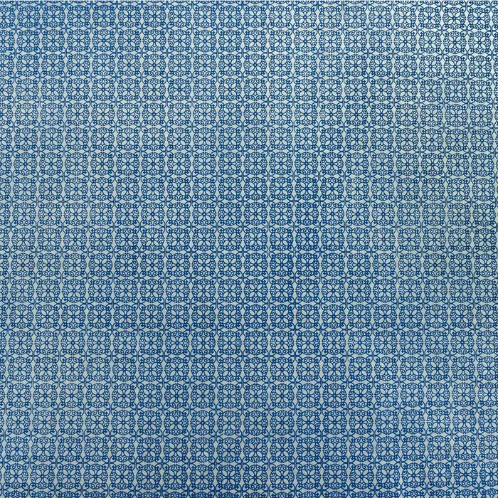 Loktapapier-LoktaPapier-Koreanisches-Blueten-gitter-mildes-Blau-Aquamarin-Produktansicht-bogen-detail