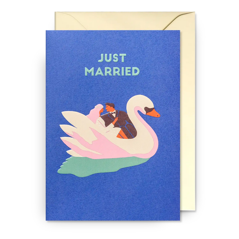Klappkarte / Naomi Wilkinson / Just Married Greeting Card