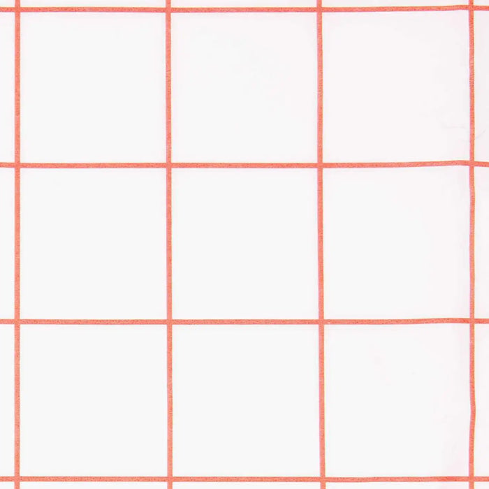 Paper Poetry / Seidenpapier / Gestreift rot auf weiß / 50x70cm / 5 Bögen