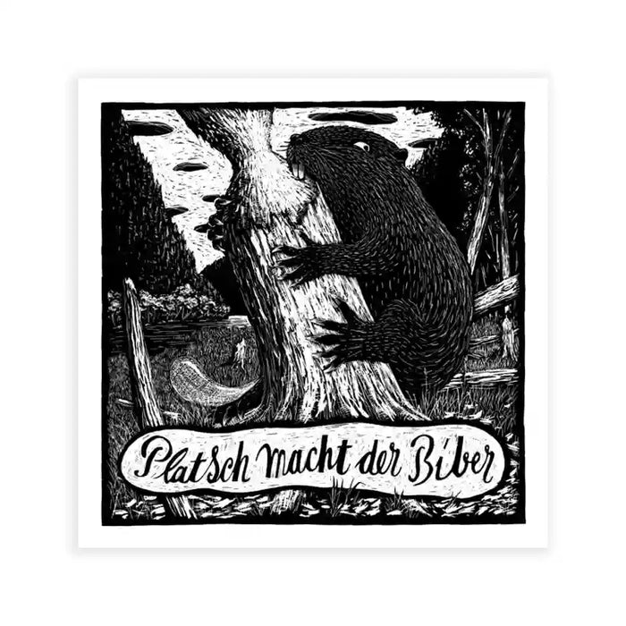 Phillip-Janta-Tierbilder-Prints-23x23cm-Biber