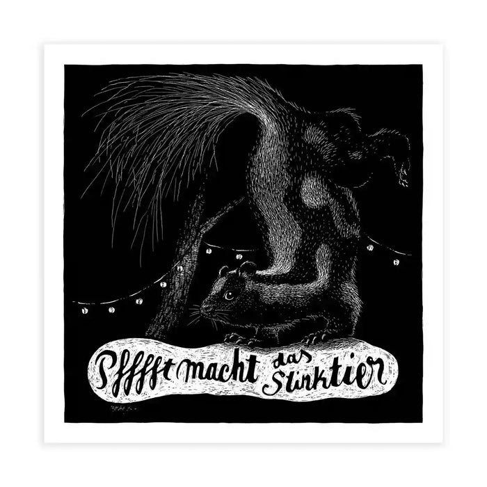Phillip-Janta-Tierbilder-Prints-23x23cm-Stinktier