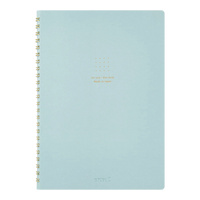Md Notebook / Ring Notebook / Color Dot Grid / Blue