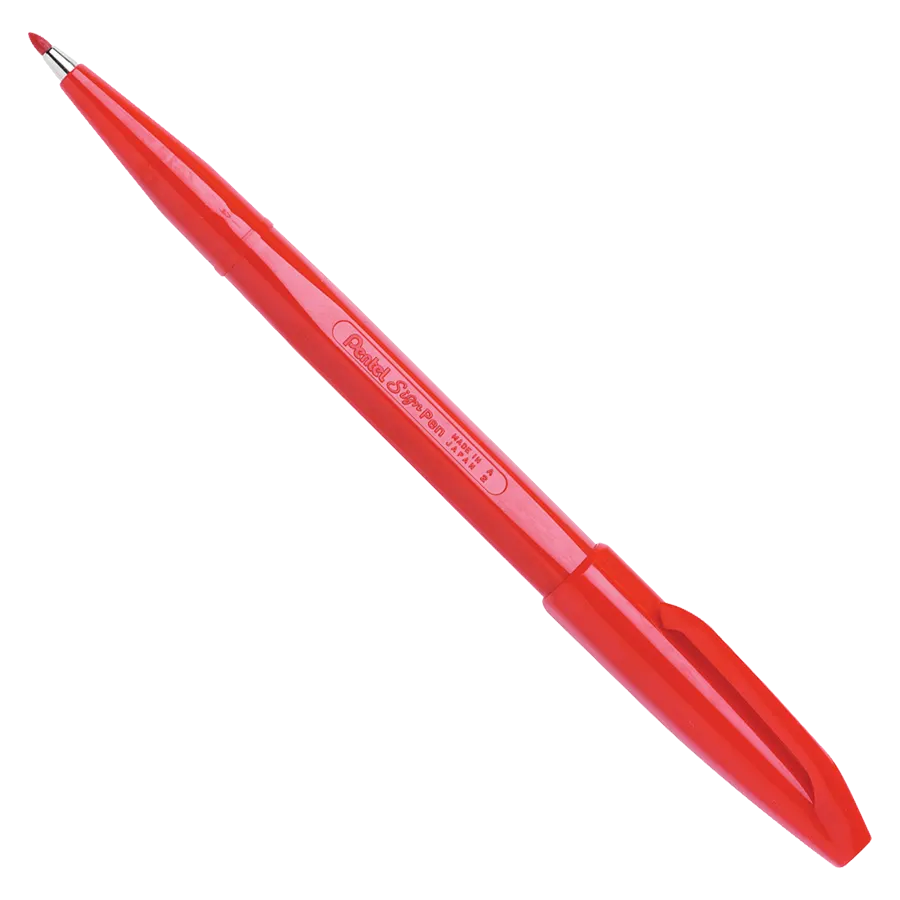 Sign Pen S520 / Faserschreiber / rot