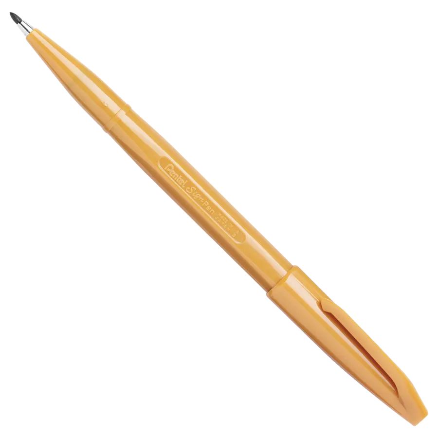 Sign Pen S520 / Faserschreiber / ocker