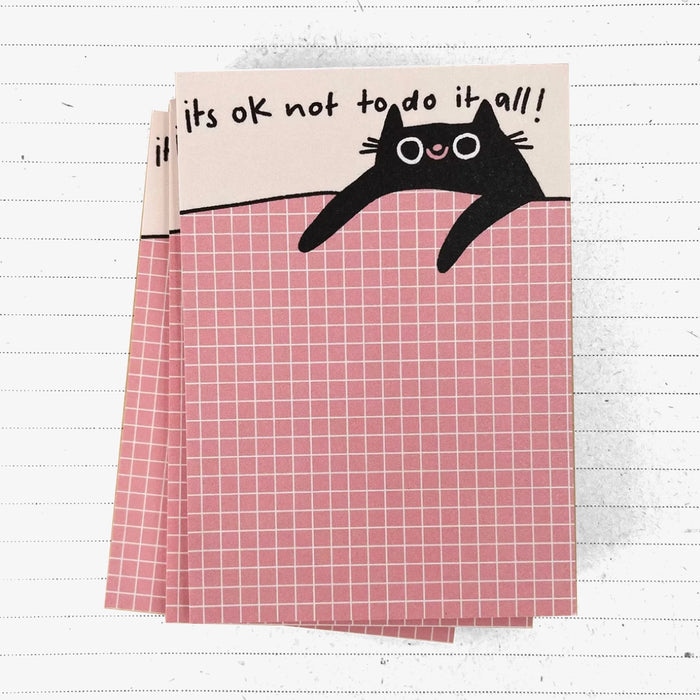 Slinga-Notizblock-A7-Text-Its- Ok- not- to do- it -all!-Produktansicht