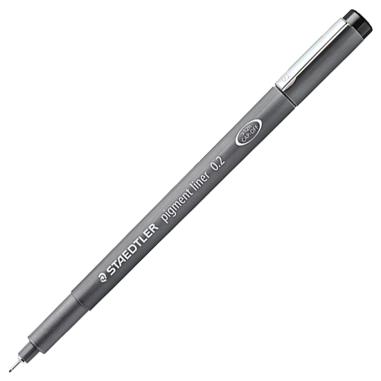 STAEDTLER Pigment Liner 308 0,3 Mm - 2 Stück Schwarz, Dokumentenecht & Wasserfest