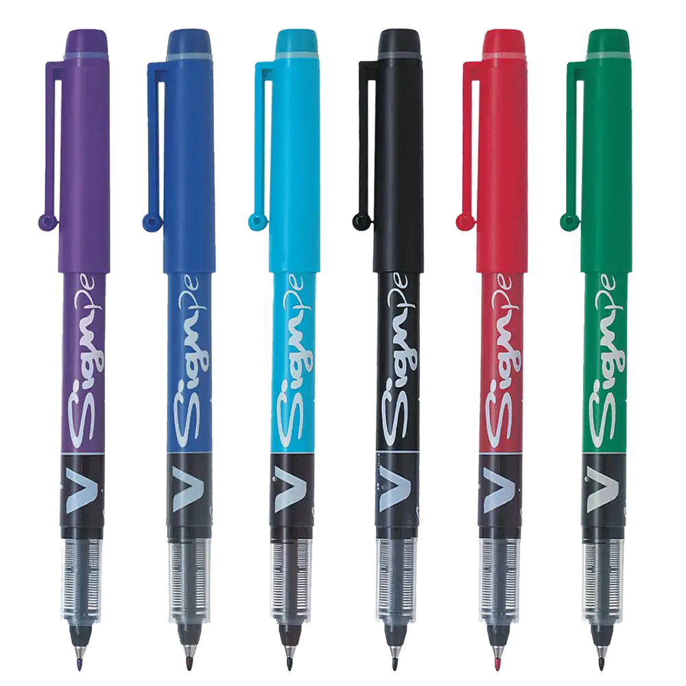 V_Sign Pen / Faserschreiber / 0,6mm / purple
