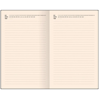Global Notebook / ruled / linierten Seiten / open date Diary / Flexbook mit Gummiband / black