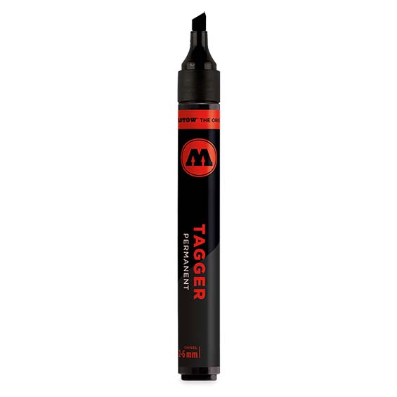 Molotow / Tagger / Marker / Schwarz / Chisel / 2-6 mm