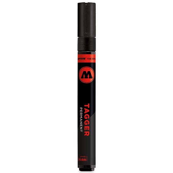 Molotow / Tagger / Marker / Schwarz / Chisel / 2-6 mm