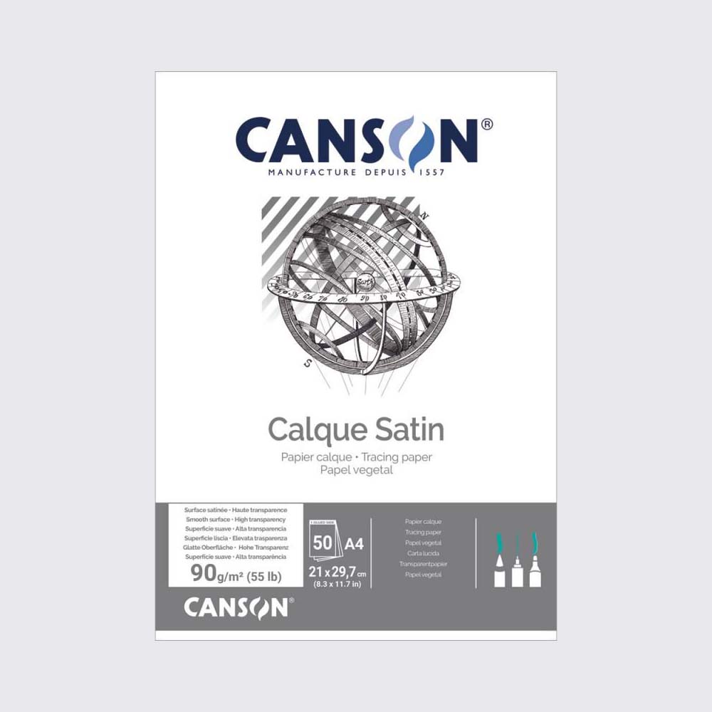 Canson / Transparent Block / 90grm² / 50 Blatt