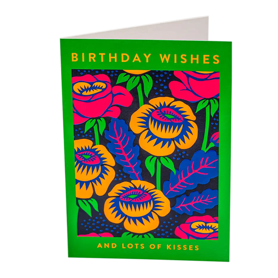 Grusskarte / Greeting Card /  Hanna Werning / Birthday Wishes