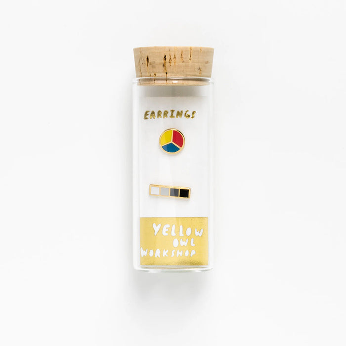 Yellow Owl Workshop / Ohrringe / Colorwheel und Graustufen