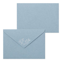 Briefset / Midori/ Letterpress / Letter Set Foil-Stamped Envelopes / Gypsophila