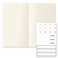 Md Notebook Light / Skizzenheft kariert / B6 / 3er Set