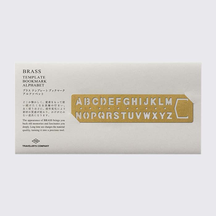 TRC / TRAVELER’S COMPANY / BRASS Template Bookmarks / Lesezeichen