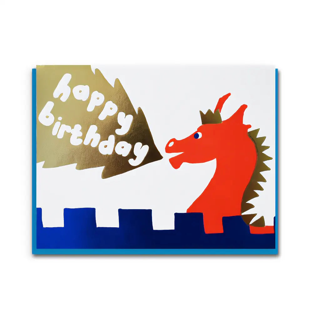 Klappkarte / blauen Umschlag / Emma Emmerson / Happy Birthday