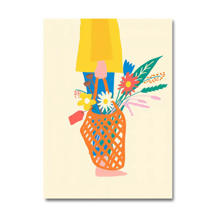 Postkarte / Emma Cooter Draws / Flower Shopper