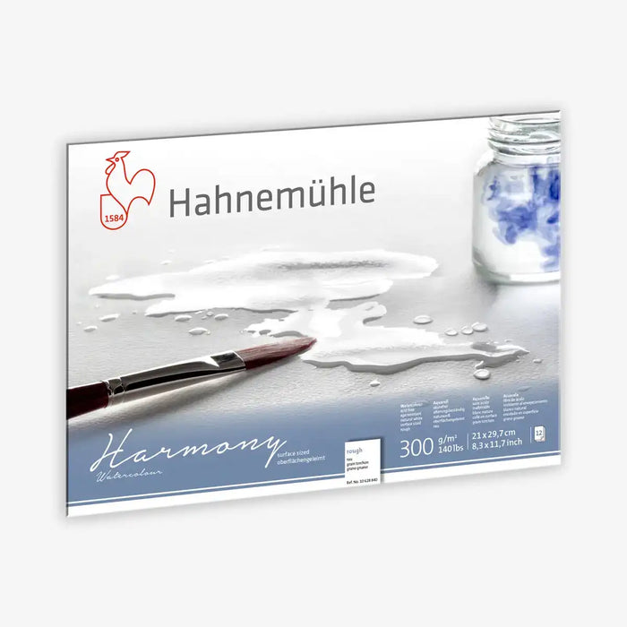 10628840-harmony-rough-a4-300grm-12blatt-HAhnemuehle-cover-front-Aquarellblock