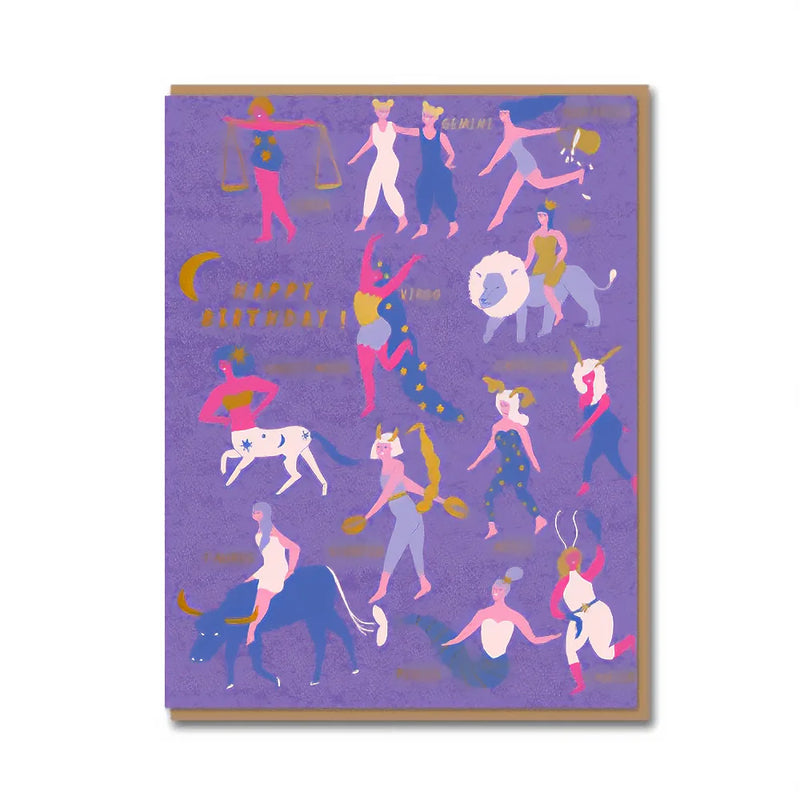 Klappkarte / pinkem  Umschlag / Carolyn Suzuki / Astro Femmes