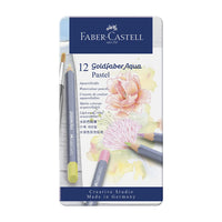 Goldfaber Aqua Aquarellstift / 12er Metalletui / Pastelltöne / Faber Castell