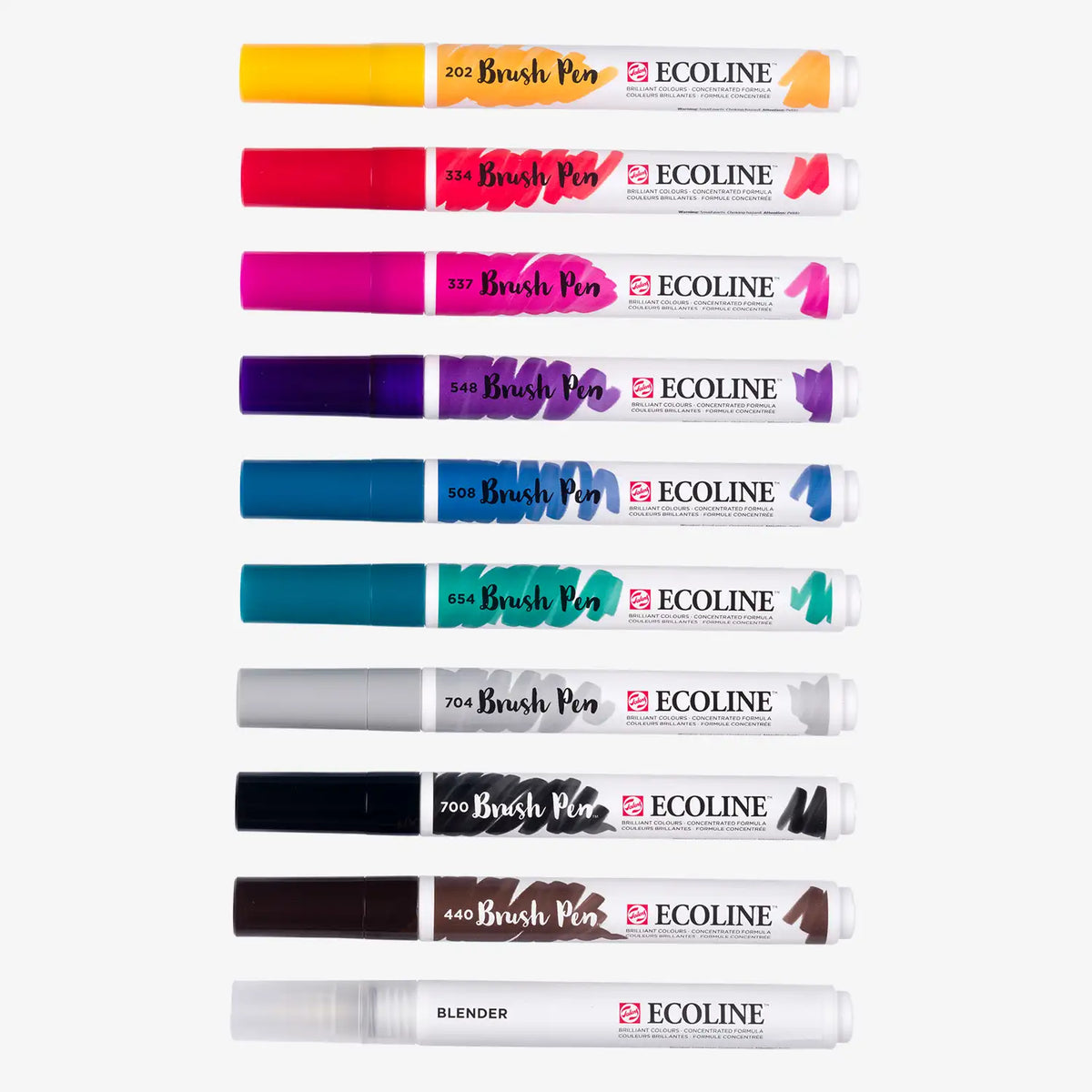 Ecoline-Brushpen-Set-Galaxy-10er-Set-Stifte-mit-Stiftkappe-Produktansicht