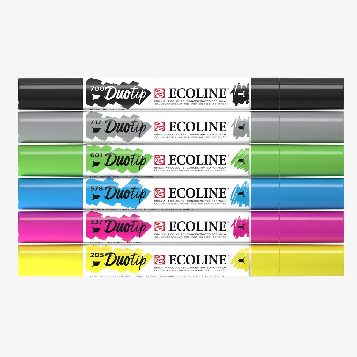 Ecoline-Duotip-Basic-Set6-Stifte-mit-Kappe