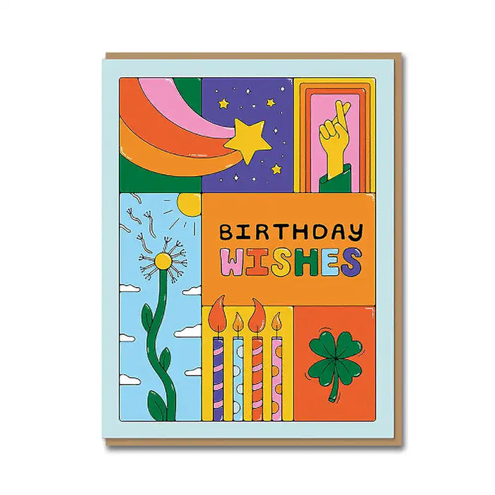 Grusskarte mit Umschlag / Birthday Wishes