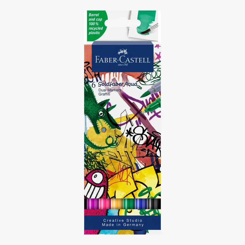 Aqua Dual Marker / 6er Etui / Graffiti
