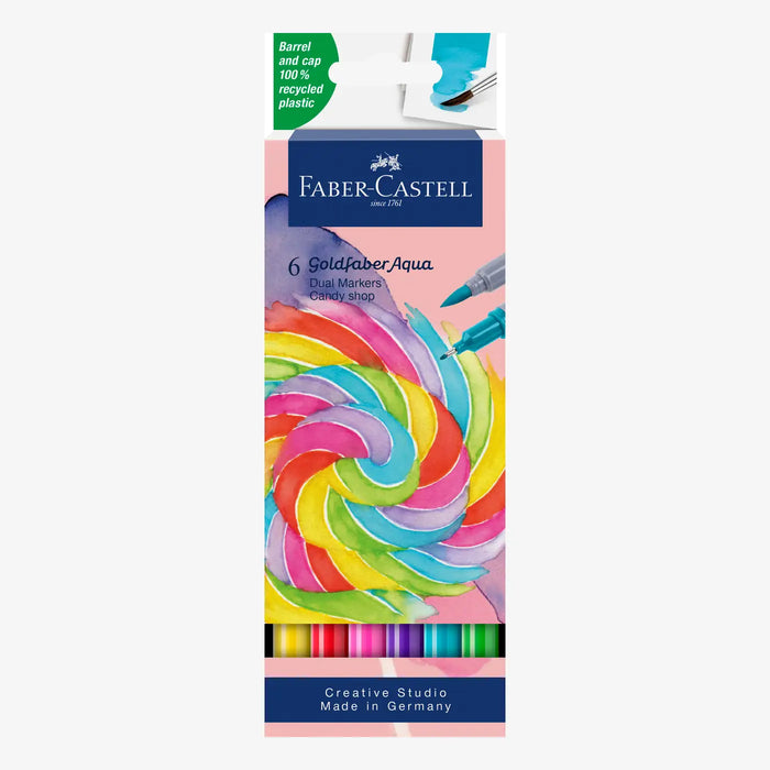 Aqua Dual Marker / 6er Etui / Candy Shop