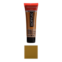 17042340_-deckend-Amsterdam_-Standard-_Series_-Acrylic-_Colour-Roh_-Siena_-234-Produktansicht-und-Farbkarte