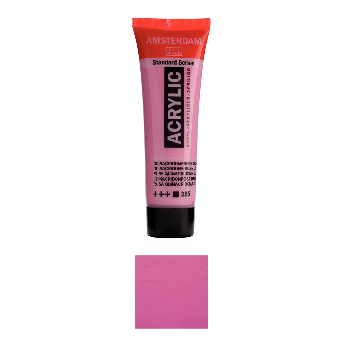 17043850_-Deckend-Quinacridone-Rose_-Licht-Amsterdam_-Standard_-Series-_Acrylic-_Colour-_Swatch_-385-Produktansicht-und-Farbkarte