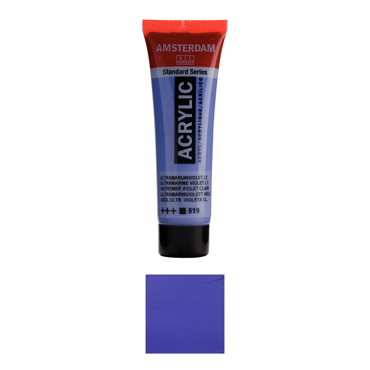 17045190_-Deckend-Ultramarin-_Violett-_Licht-Amsterdam-_Standard_-Series-_Acrylic-_Colour-_Swatch-_519-Produktansicht-und-FArbkarte