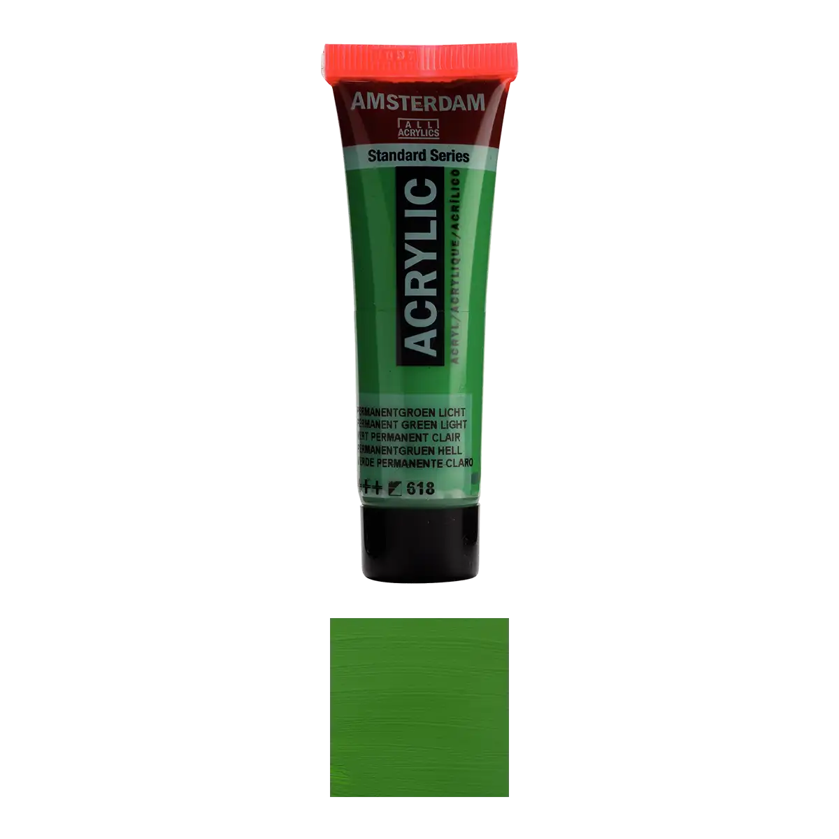 17046180_-Halbdeckend-_Amsterdam-_Standard-_Series-_Acrylic-_Colour_-Permanentes-_Gruenes-_Licht-618-Produkansicht-und-Farbkarte