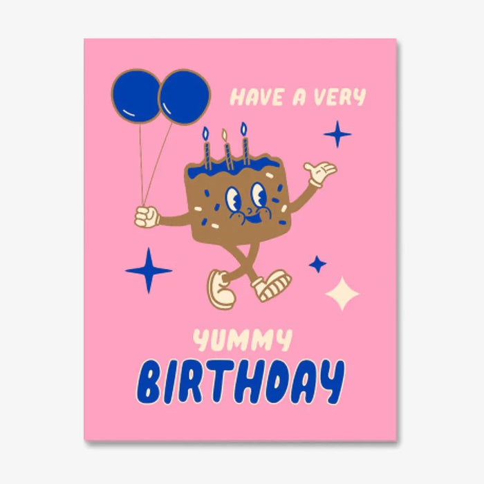 1973-Postkarte-Geburtstag-The-toonies-Text-Happy-Have-A-Very-Yummy-Birthday