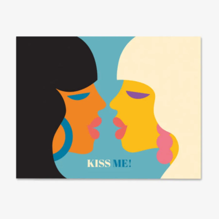 1973-Postkarte-Love-Bureau-Alice-Text-Kiss-Me