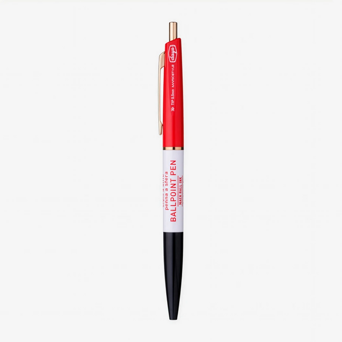 3-Section-Ball-ink-Pen-MARK_STYLE-Farbe-Black-Red-Days-Pen-Produktansicht