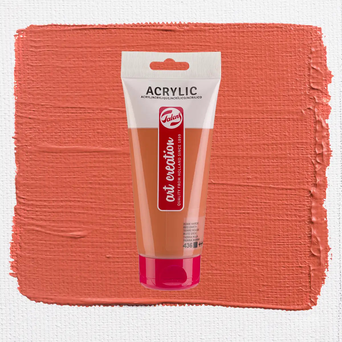3520436M-TAC-_acrylic-_436-_Rote-_Erde-Deckend-Talens-_Art_-Creation-_Acrylic_-Colour_-200_ml-Produktansicht